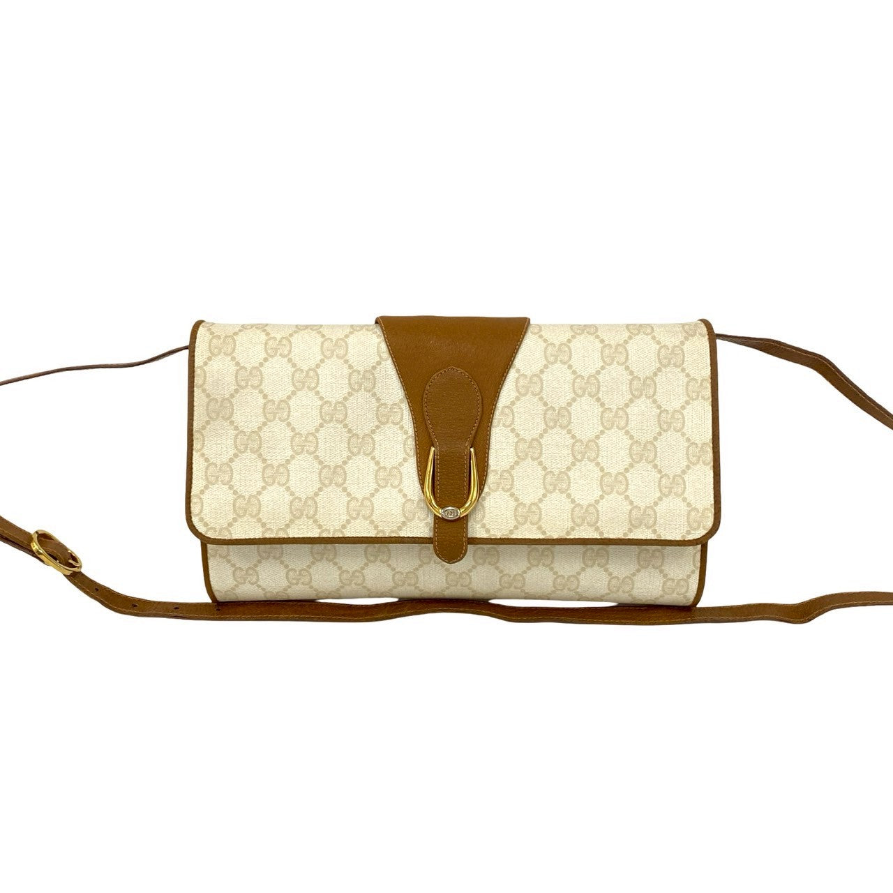 Gucci GG Logo Leather Shoulder Bag