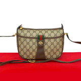 Gucci GG Logo PVC Leather Shoulder Bag