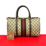 Gucci GG Logo PVC Leather Handbag