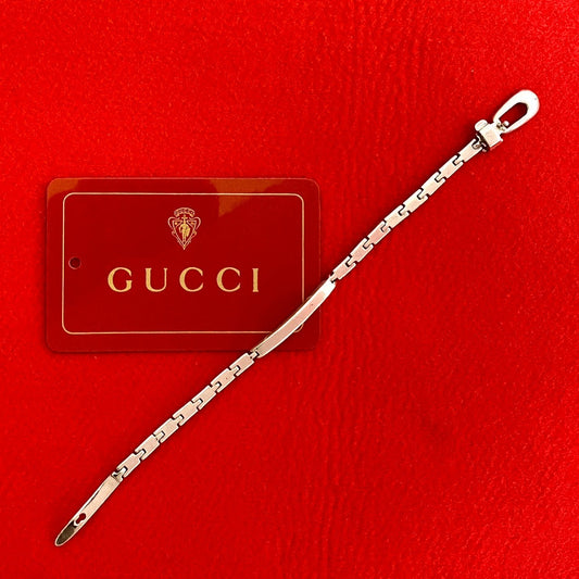 Gucci ID Bracelet Silver 925 Bracelet