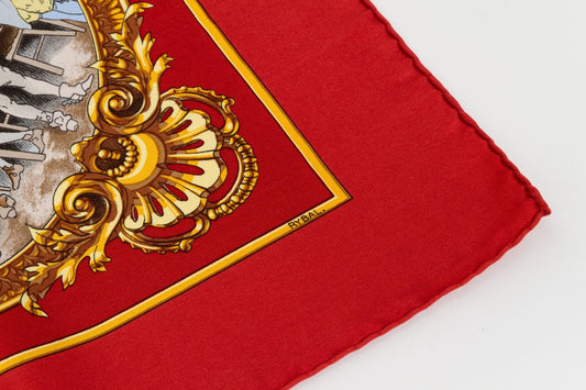 Hermes "Mousquetaires" Silk Ledoux Scarf