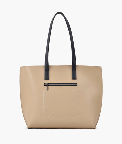 Off-white long handle tote bag