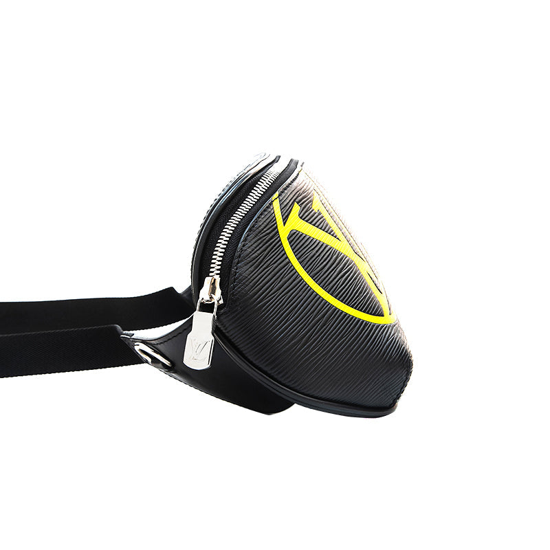 Louis Vuitton LV Circle Epi Bum Bag Body Black