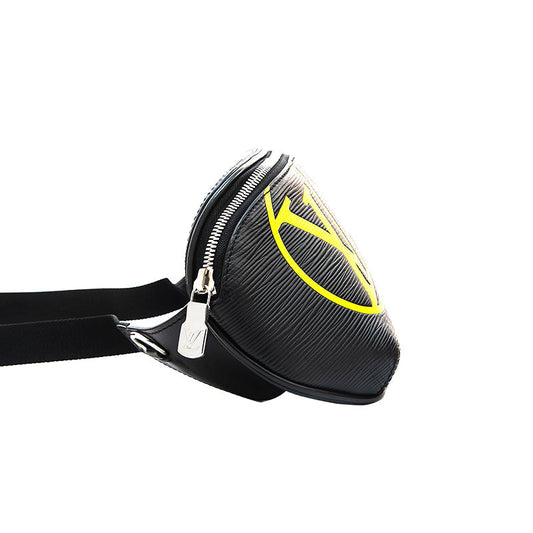 Louis Vuitton LV Circle Epi Bum Bag Body Black