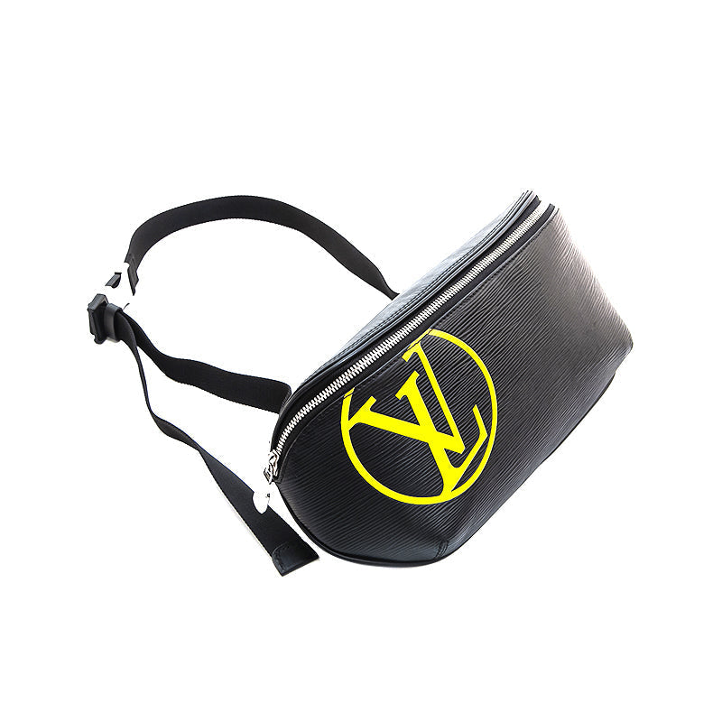 Louis Vuitton LV Circle Epi Bum Bag Body Black