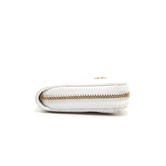 Chanel Caviar Skin Matelasse Card Case Coin Case Wallet