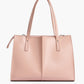 Peach work tote bag