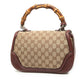 Gucci GG Canvas Bamboo 2way Bag