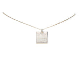Gucci Square Plate SV925 Necklace