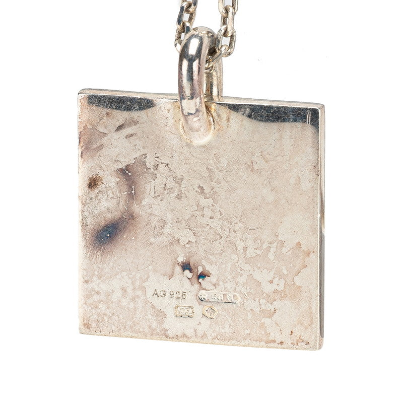 Gucci Square Plate SV925 Necklace
