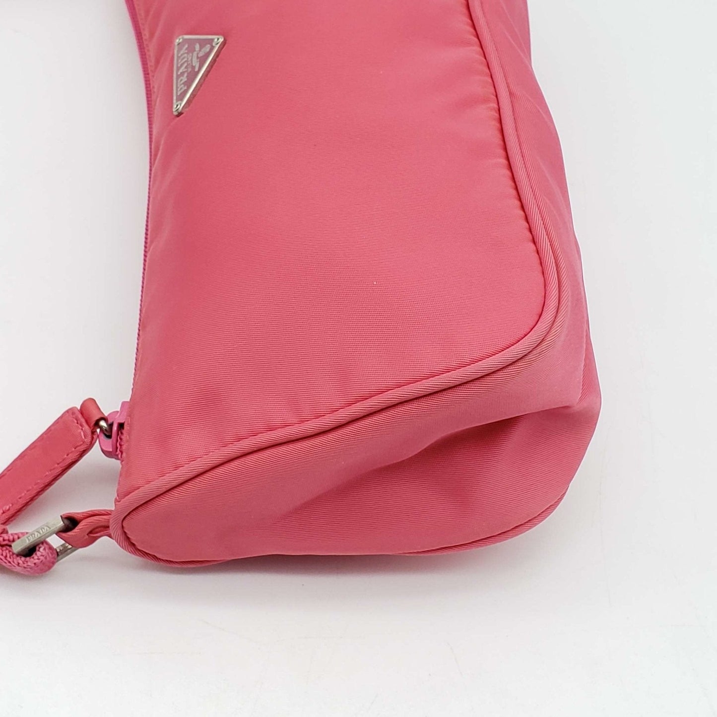 Prada Accessories Pink Nylon Hand Bag