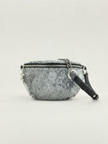CHANEL 2018 Silver Belt Bag