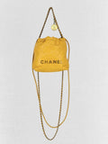 CHANEL 22 Mustard Quilted Crossbody