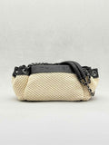 CHANEL Beige & Black Shoulder Bag