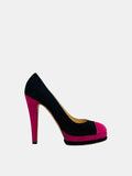 CHANEL Black w/ Pink Cap Toe Size EU 41 Pumps