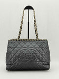CHANEL Chain Me Black Quilted Tote Bag