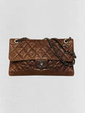 CHANEL Crave Flap Brown Quilted Shoulder Bag