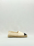CHANEL Espadrille Off-white CC Logo Size EU 39 Flats