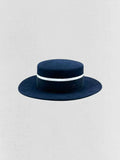 CHANEL Navy Blue CC Hat