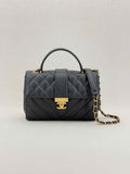 CHANEL In The City Black Top Handle