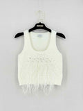 CHANEL Off-white Size US 0 Tank Top