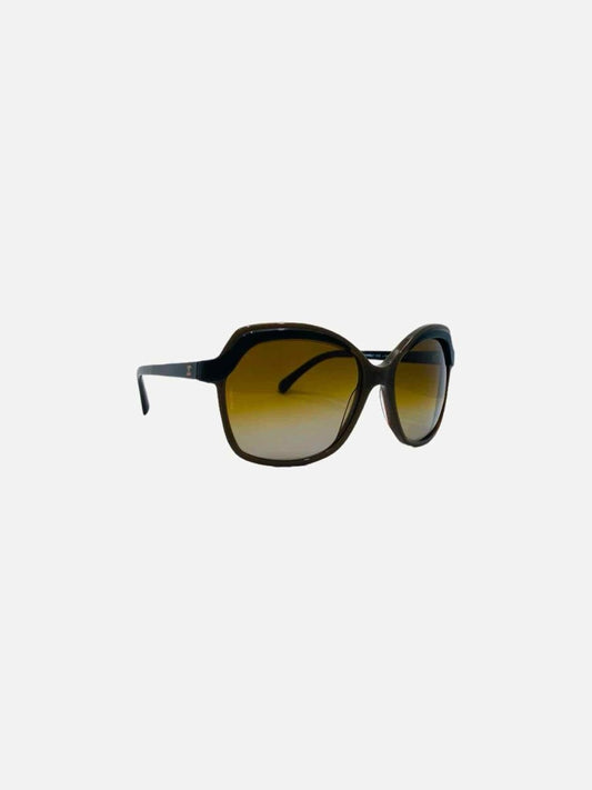 CHANEL Brown & Black Sunglasses