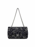 CHANEL Paris-Shanghai Pudong Flap Black Shoulder Bag
