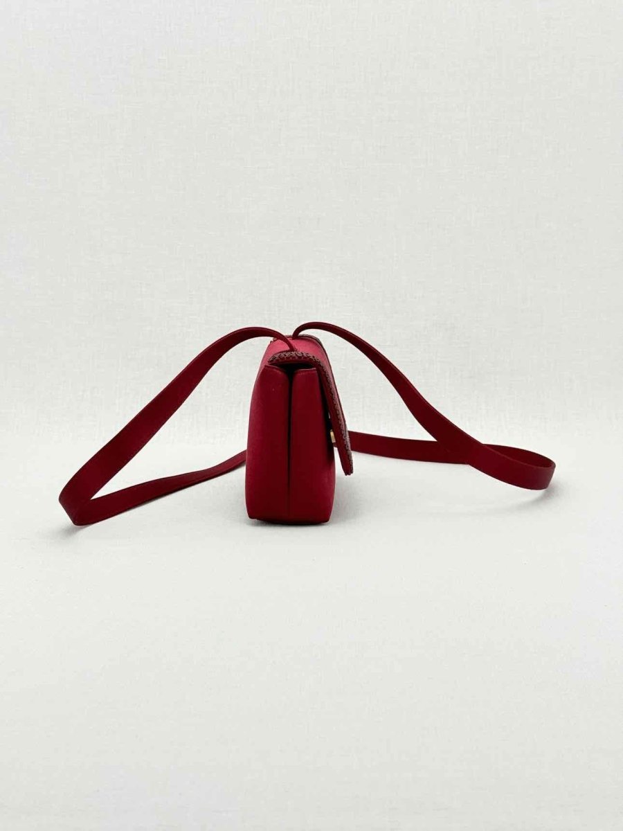CHANEL Red Shoulder Bag