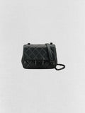 CHANEL Square Flap Black Quilted Crossbody