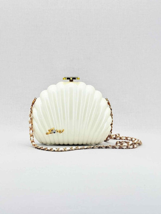 CHANEL VIP Limited Edition White Clutch