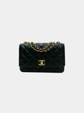 CHANEL Wallet on Chain Black Quilted Shoulder Bag