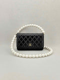 CHANEL Wallet on Chain Black Shoulder Bag
