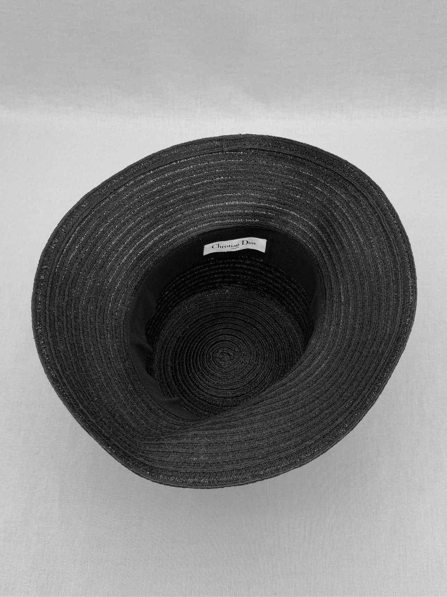 CHRISTIAN DIOR Black Logo Hat