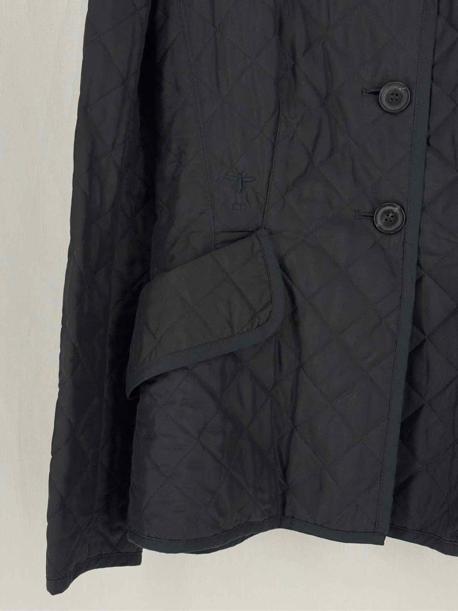 CHRISTIAN DIOR Black Quilted Size US 4 Jacket
