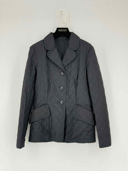 CHRISTIAN DIOR Black Quilted Size US 4 Jacket