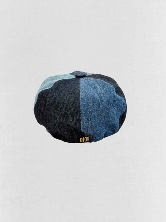 CHRISTIAN DIOR Blue Denim Cap