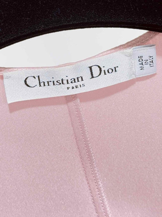 CHRISTIAN DIOR Blue & Pink Size Small Short Dress