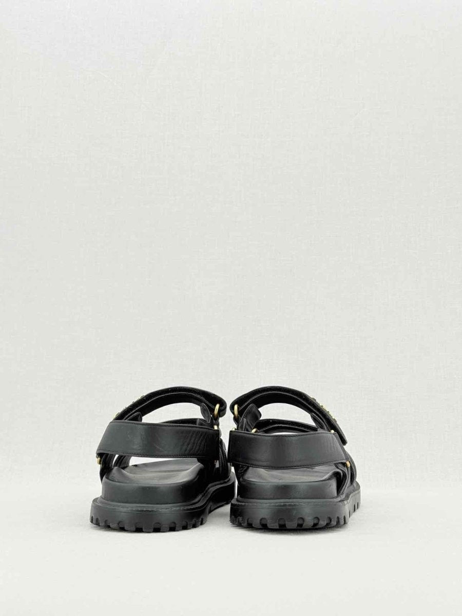 CHRISTIAN DIOR DiorAct Black Size EU 38.5 Sandals