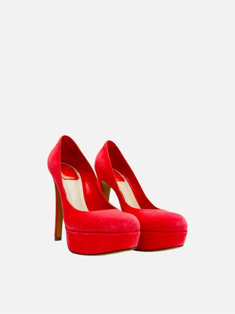 CHRISTIAN DIOR Red Size EU 36.5 Pumps