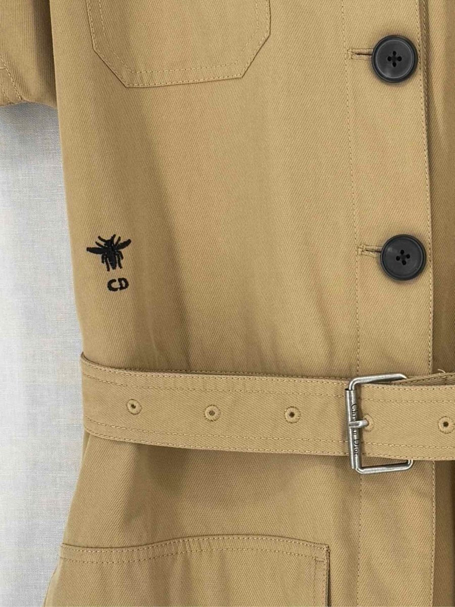 CHRISTIAN DIOR Tan Size US 6 Playsuit