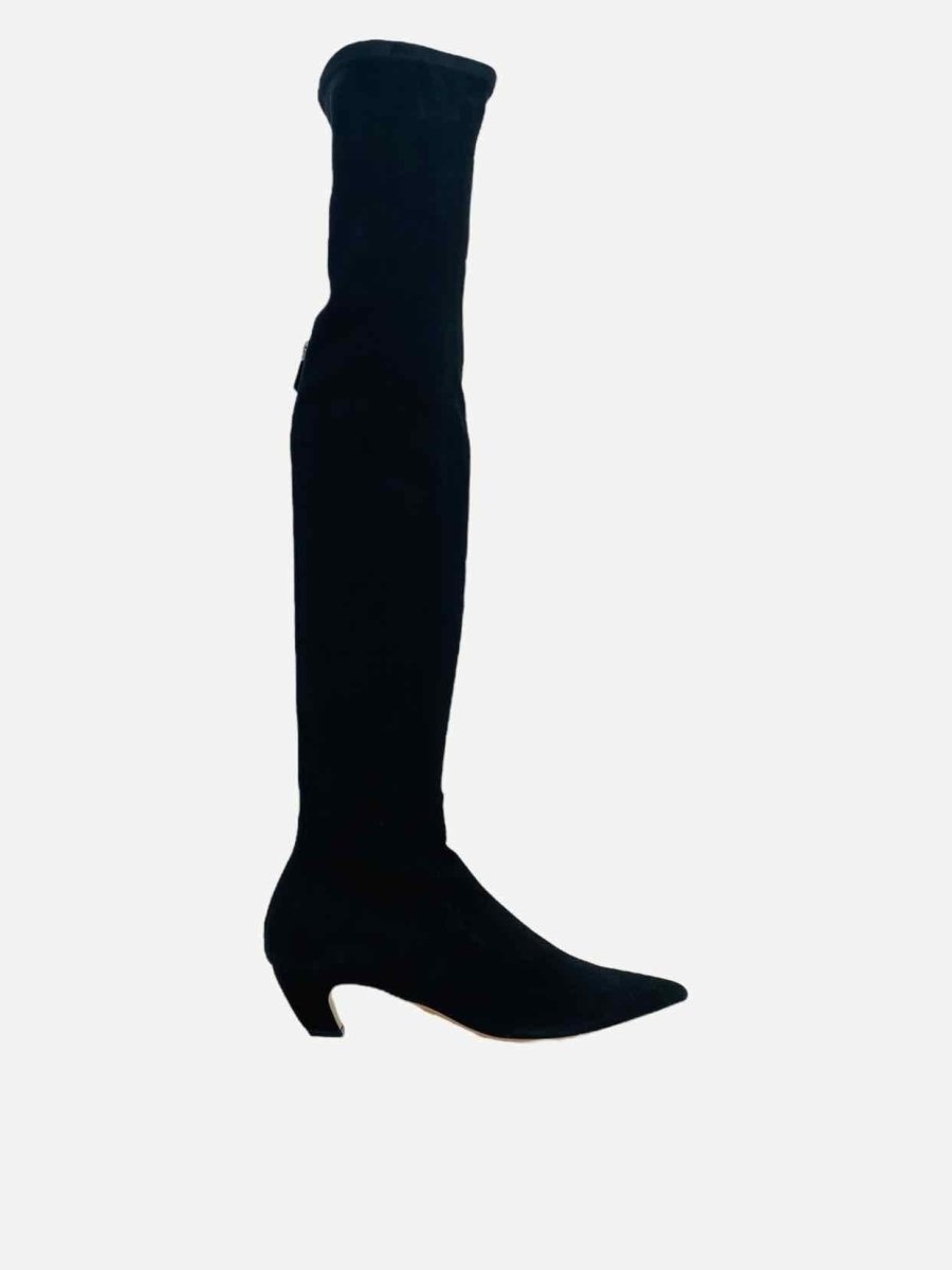 DIOR Black Size EU 37.5 Thigh High Boots