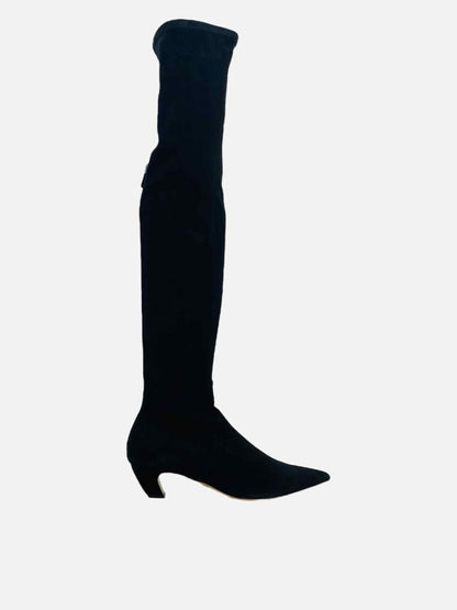 DIOR Black Size EU 37.5 Thigh High Boots