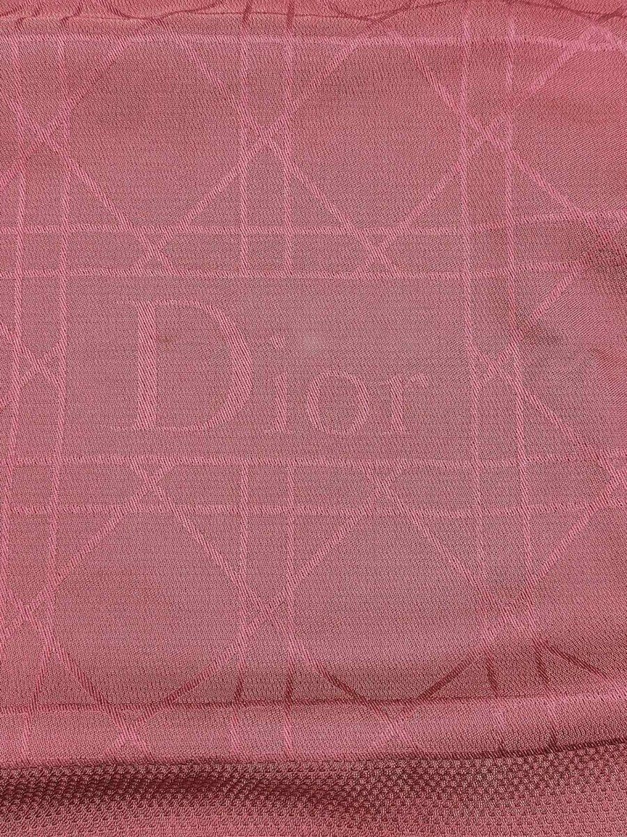 DIOR Burgundy Cannage Scarf