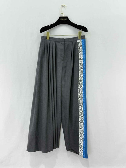 DIOR Grey Multicolor Size Medium Pants