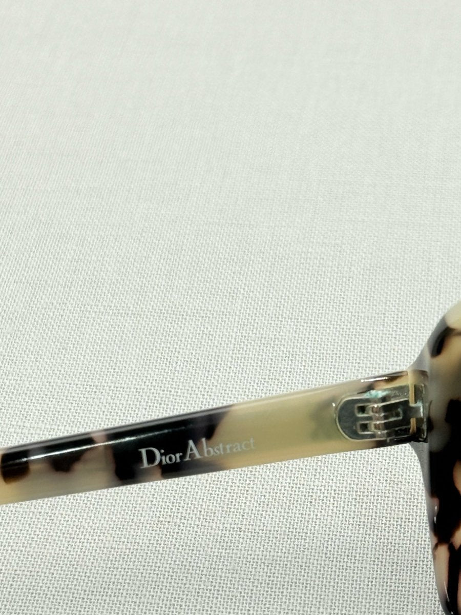 DIOR Cream & Black Sunglasses