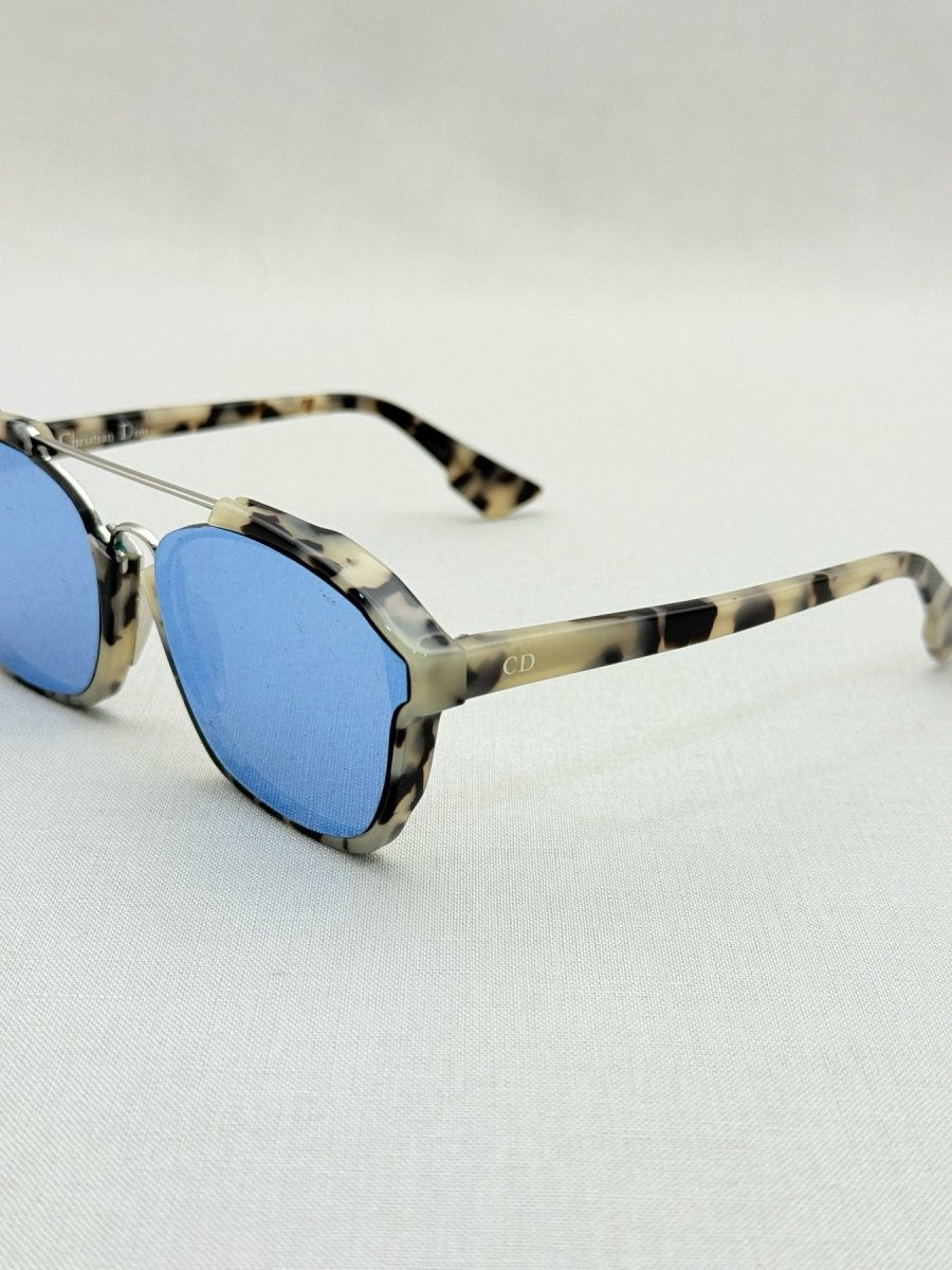 DIOR Cream & Black Sunglasses
