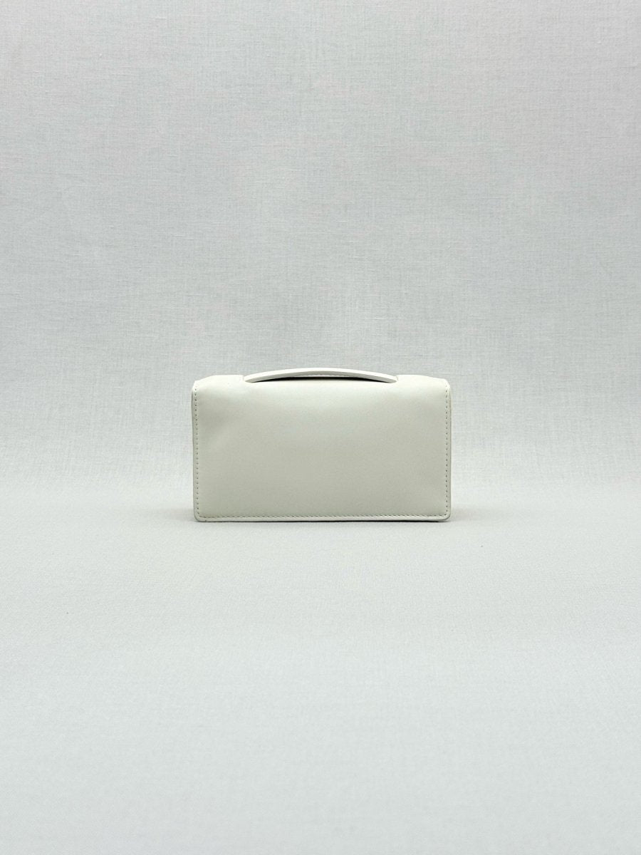 DIOR D-Bee White Clutch