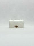 DIOR D-Bee White Clutch