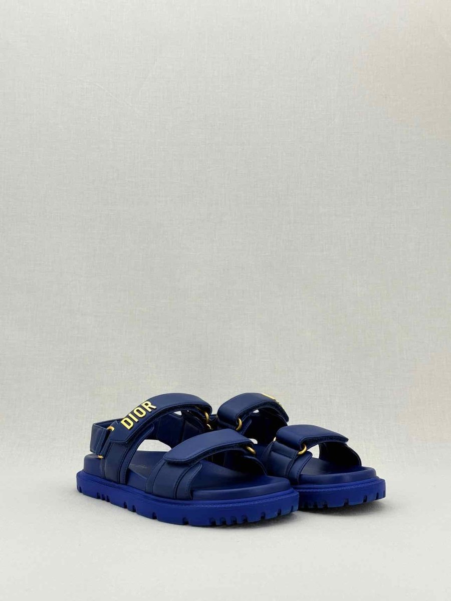 DIOR DiorAct Blue Size EU 37 Sandals