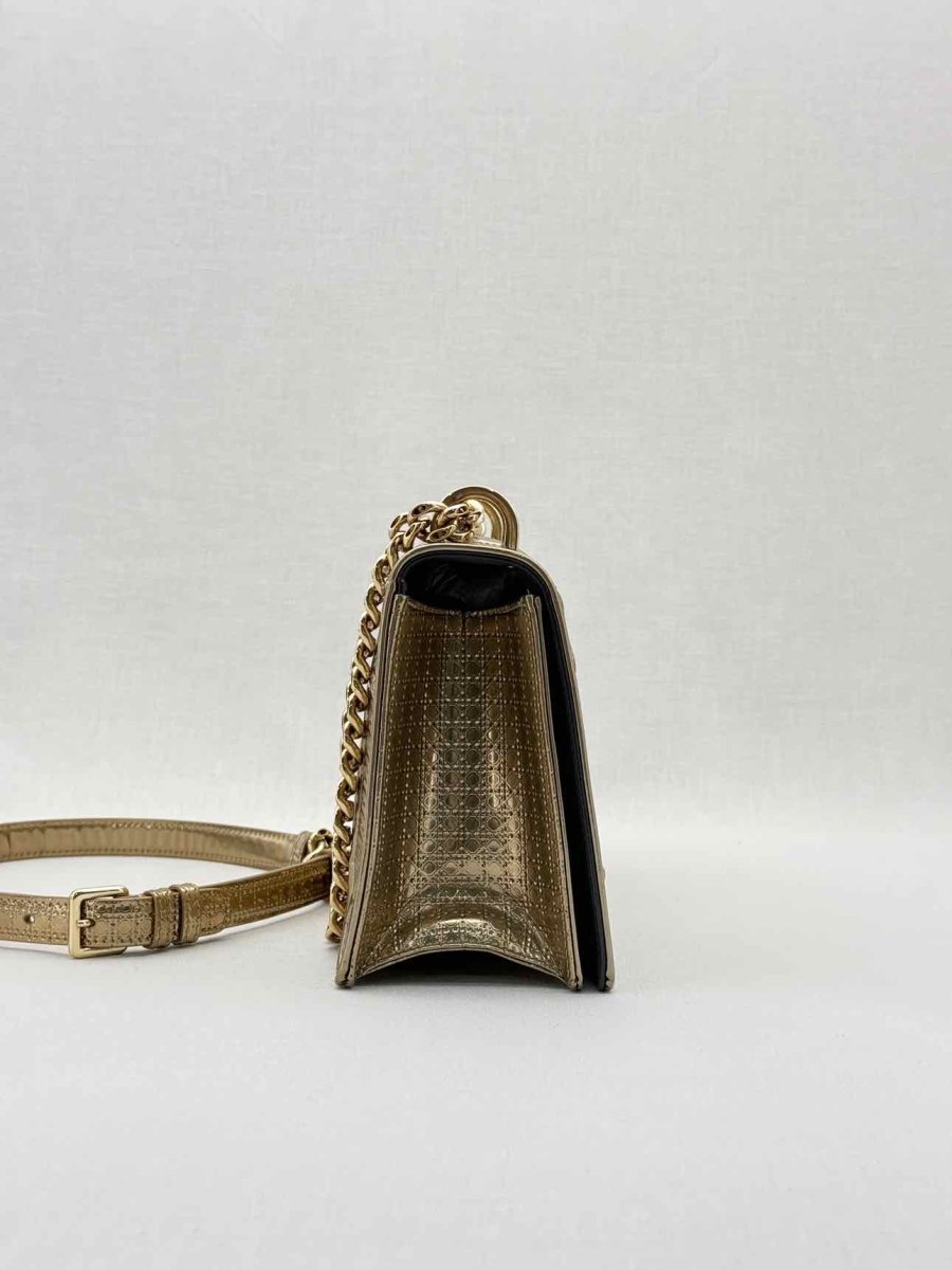 DIOR Diorama Gold Micro Cannage Crossbody
